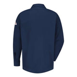 Bulwark Concealed-Gripper Pocketless Work Shirt - Navy, M