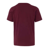 Next Level Youth Cotton Crew - Maroon, L