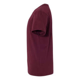 Next Level Youth Cotton Crew - Maroon, L