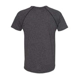 Next Level Mock Twist Raglan Short Sleeve Crew - Black, S