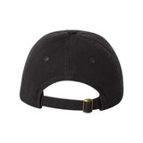 Valucap Small Fit BioWashed Dads Cap Black, Adjustable