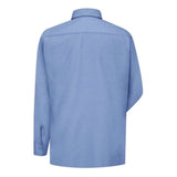 Red Kap Ripstop Long Sleeve Shirt - Light Blue, Xl
