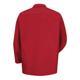 Red Kap Industrial Work Shirt Long Sizes - Red, Lt