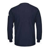 Bulwark Long Sleeve Lightweight T-Shirt - Navy, M