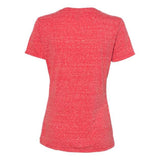 Jerzees Women'S Snow Heather Jersey V-Neck - Red, S
