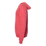 Jerzees Snow Heather French Terry Pullover Hood Sweatshirt - Red, L