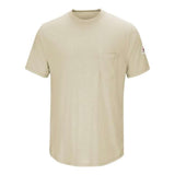 Bulwark Short Sleeve Lightweight T-Shirt - Long Sizes - Khaki, Lt