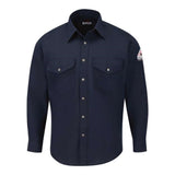 Bulwark Snap-Front Uniform Shirt - Nomex Iiia - 4.5 Oz. - Long Sizes - Navy, Mt