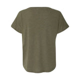 Next Level Womens Triblend Short Sleeve Dolman - Military Green, Xs