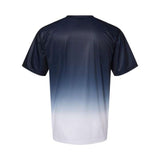 Badger Reverse Ombre T-Shirt - Navy, M
