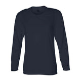 Badger Women'S B-Core Long Sleeve T-Shirt - Navy, L