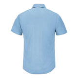 Red Kap Short Sleeve Pro Airflow Work Shirt - Long Sizes - Light Blue, Xlt