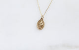 14k Gold Miraculous Medal Necklace