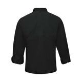 Chef Designs Mimix Chef Coat With Oilblok - Black, S