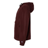 Champion Packable Quarter-Zip Jacket - Maroon, S