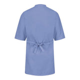 Red Kap Collarless Butcher Wrap - Light Blue, L