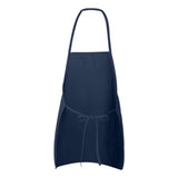 Liberty Bags Long Butcher Block Apron - Navy, One Size