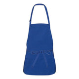 Liberty Bags Adjustable Neck Strap Apron - Royal, One Size