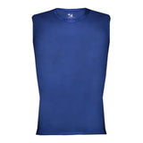 Badger Pro-Compression Sleeveless T-Shirt - Royal, L