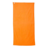 Carmel Towel Company Velour Beach Towel - Tangerine, One Size