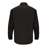Red Kap Long Sleeve Automotive Crew Shirt - Black, L