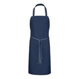 Chef Designs Bib Apron - Navy, One Size