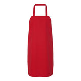 Chef Designs Bib Apron - Red, One Size
