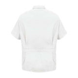Red Kap Zip-Front Smock - White, L