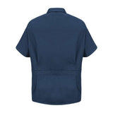 Red Kap Zip-Front Smock - Navy, M