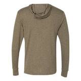 Next Level Unisex Triblend Hooded Long Sleeve Pullover - Military Green, Xs