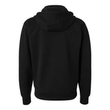 Independent Trading Co. Poly-Tech Full-Zip Hooded Sweatshirt - Black, Xl