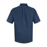 Red Kap Poplin Short Sleeve Dress Shirt - Navy, S