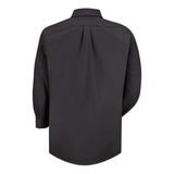 Red Kap Poplin Long Sleeve Dress Shirt - Black, Xl