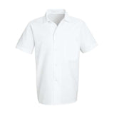 Chef Designs Button-Front Cook Shirt - White, S