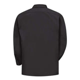 Red Kap Utility Long Sleeve Work Shirt - Black, Xl