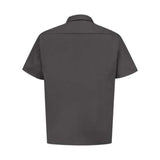 Red Kap Utility Short Sleeve Work Shirt - Charcoal, L