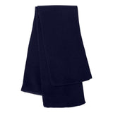 Sportsman Knit Scarf - Navy, One Size