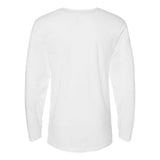 Lat Fine Jersey Long Sleeve Tee - White, Xl