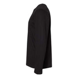 Lat Fine Jersey Long Sleeve Tee - Black, Xl