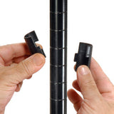 Nexel® Black Epoxy Post 34H - 4 Pack