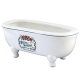 Aqua Eden BATUBSRW Savon Superfins 8 Double Ended Clawfoot Tub Decorative Soap Dish