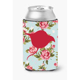 Stingray Shabby Chic Blue Roses Can Or Bottle Beverage Insulator Hugger Bb1094