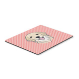 Caroline'S Treasures Checkerboard Pink Golden Retriever Mouse Pad/Hot Pad/Trivet (Bb1205Mp)