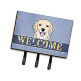 Caroline'S Treasures Bb1391Th68 Golden Retriever Welcome Leash Or Key Holder, Large, Multicolor