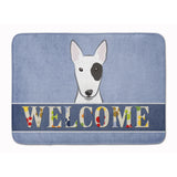 Caroline'S Treasures Bull Terrier Welcome Floor Mat, 19 X 27, Multicolor