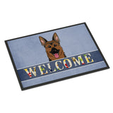Caroline'S Treasures Bb1397Jmat German Shepherd Welcome Indoor Or Outdoor Mat, 24 X 36, Multicolor