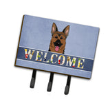 Caroline'S Treasures Bb1397Th68 German Shepherd Welcome Leash Or Key Holder, Large, Multicolor