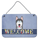 Caroline'S Treasures Bb1404Ds812 Alaskan Malamute Welcome Wall Or Door Hanging Prints, 8 X 12, Multicolor