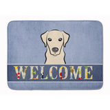 Caroline'S Treasures Yellow Labrador Welcome Floor Mat, 19 X 27, Multicolor