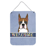 Caroline'S Treasures Bb1409Ds1216 Boxer Welcome Wall Or Door Hanging Prints, 16 X 12, Multicolor
